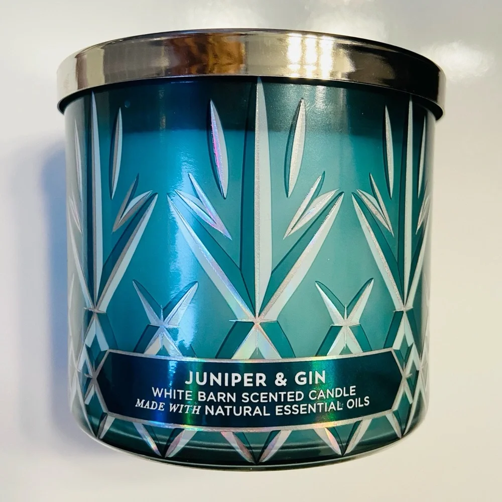 Bath & Body Works Juniper & Gin 3-wick Candle